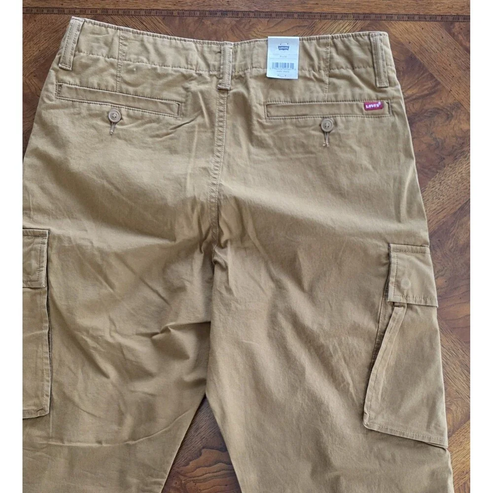 Levi's Men's XX Cargo Taper Stretch Chino Pants 31 x 32 Tobacco Brown - NEW
